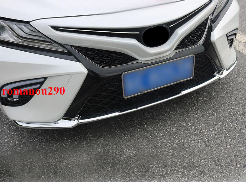 for Toyota for Camry 2018-20 SE/XSE ABS Chrome Front Bumper Protection Cover Trim 3x