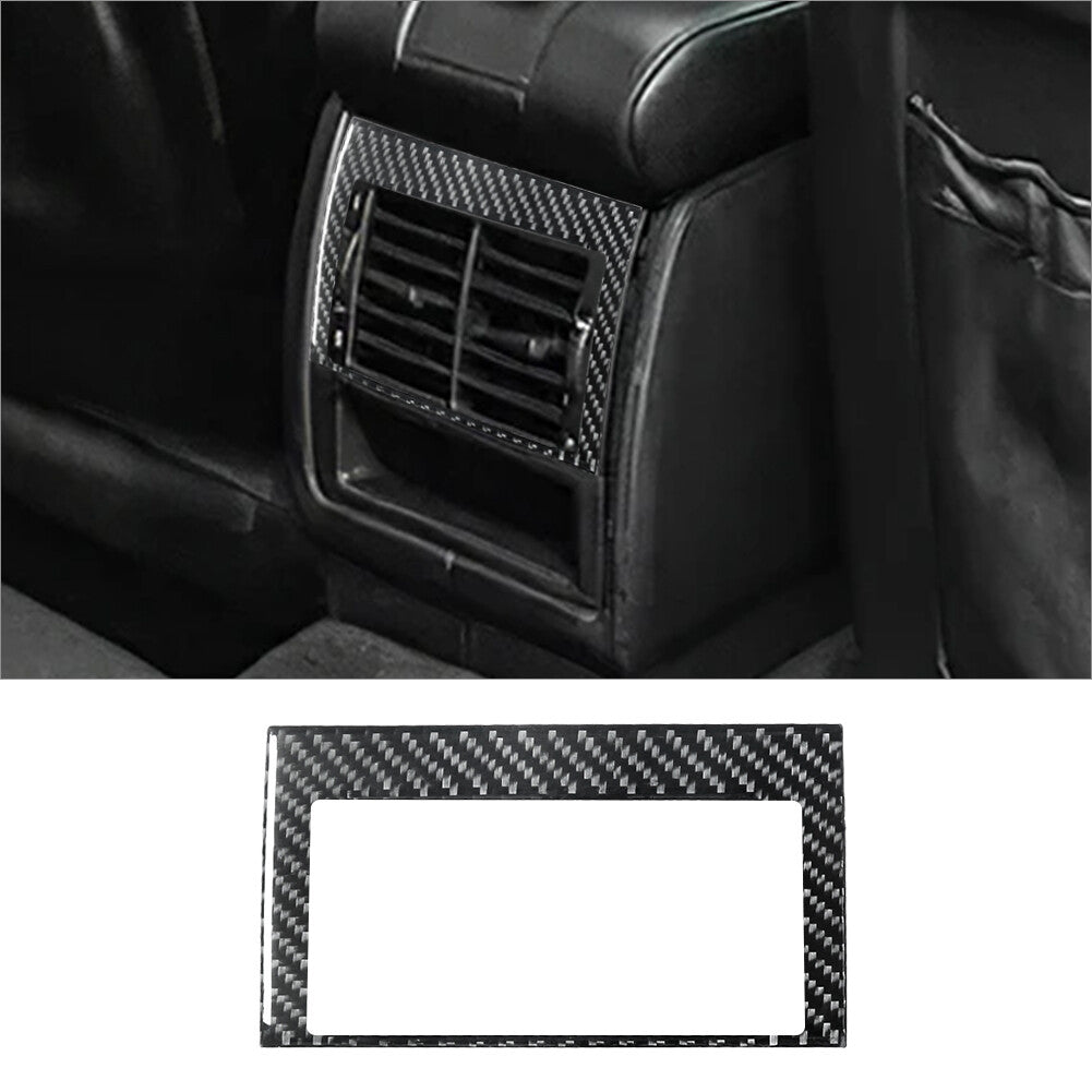 Carbon fiber interior rear air vent socket cover trim for BMW 5 Series E39 M5