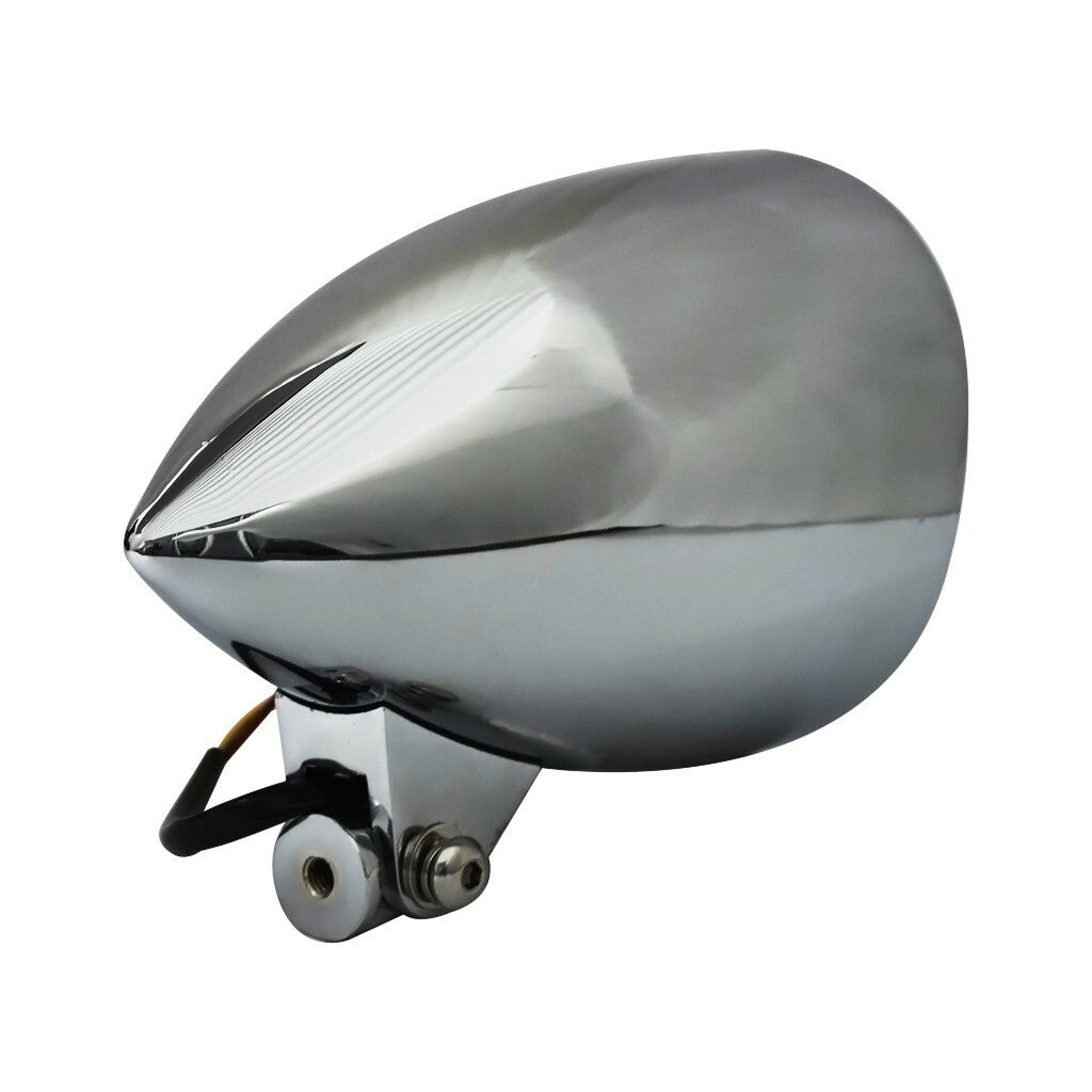 Silver bullet headlights for Dyna for Harley Davidson full-suspension motocross bikes