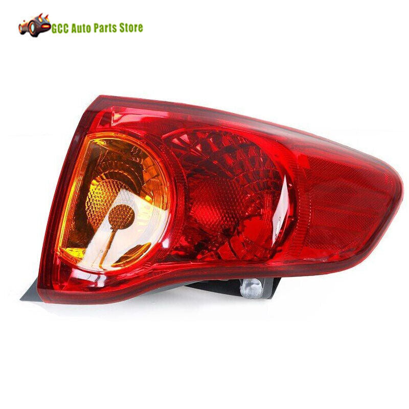 Applicable to for Toyota for Corolla 08-10, rear brake light outer taillight bulb missing.