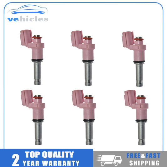 New Set of 6 for LEXUS GS350 GS450H IS300 IS350 RC300 Fuel Injectors 23250-31070