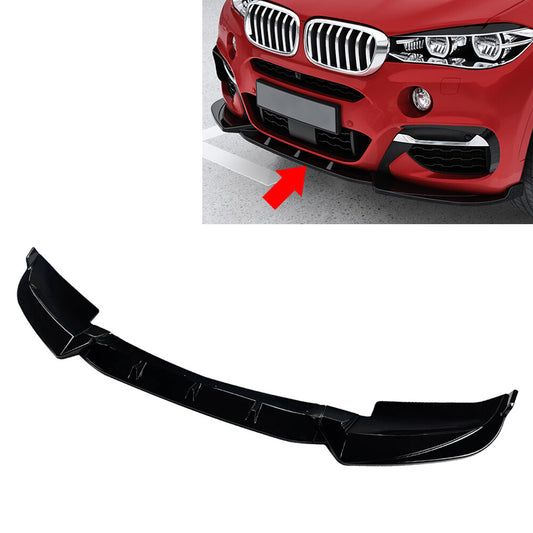 Front Bumper Lip Spoiler Splitter for BMW X6 F16 M Sport 2014-2019 19 18