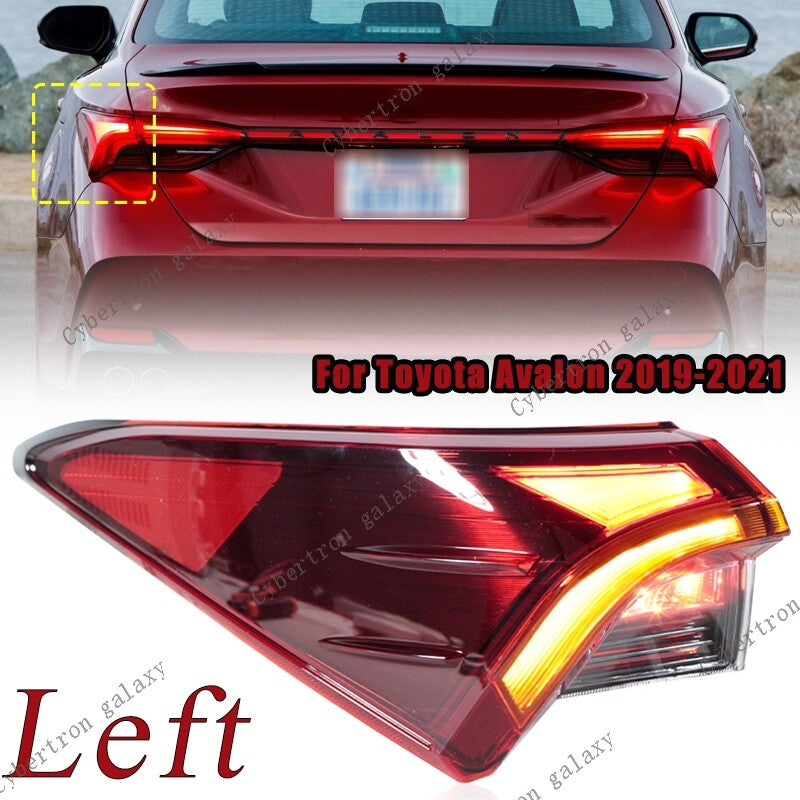Left Side for Toyota for Avalon 2019 2020 2021 Rear Bumper Taillights Brake Light