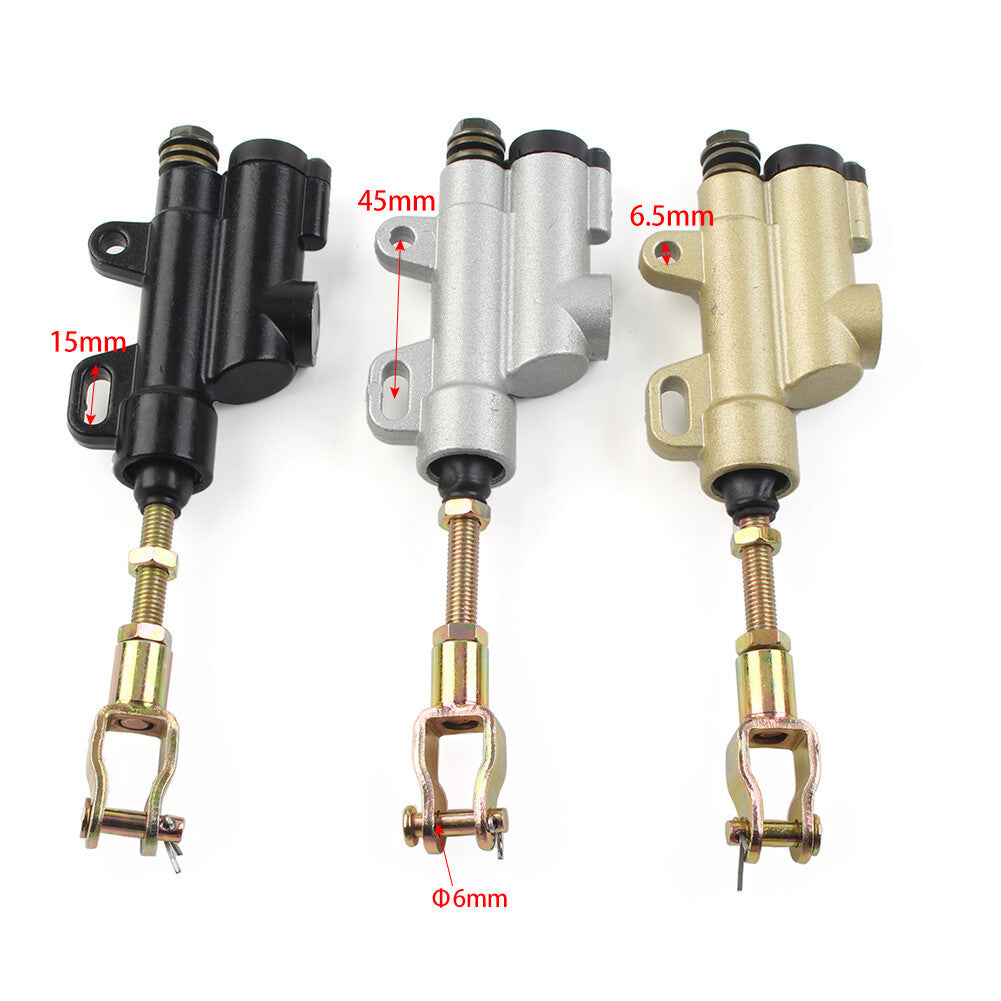 Rear Hydraulic Master Cylinder Brake Pump Caliper Pad Assembly for Pit Dirt bike