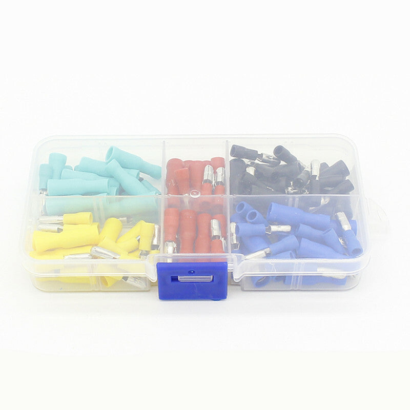 100Pc Car Wiring Female Male Insulated Electric Connector Crimp Bullet Terminal