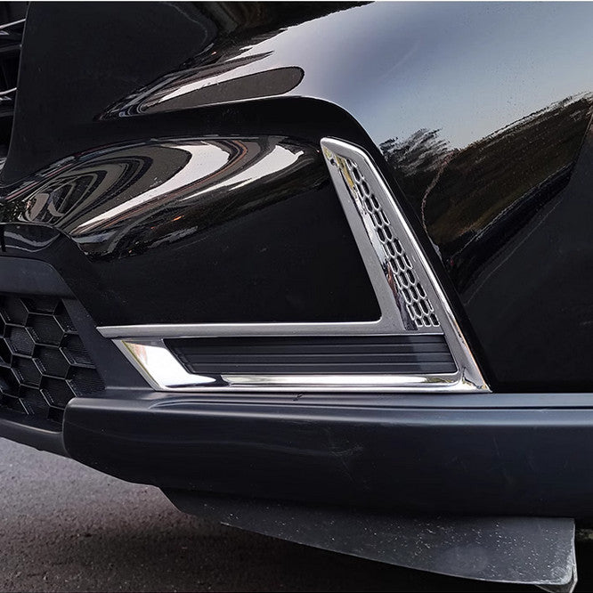 ABS Chrome Front Fog Light Lamp Moulding Cover Trims for 23-2024 for Honda CRV CR-V