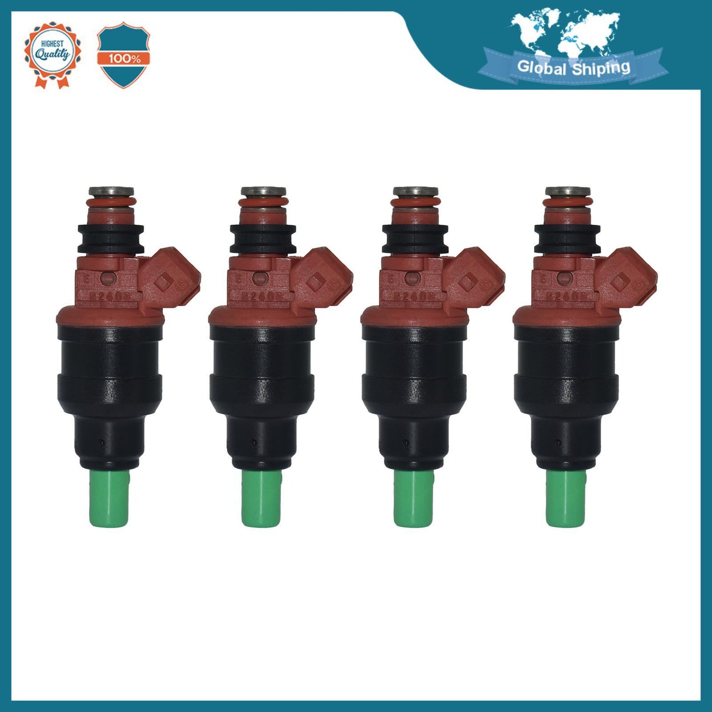 NEW 4PCS Fuel Injector For 1991-1994 for Mitsubishi Eclipse Galant 2.0L N/A INP-059