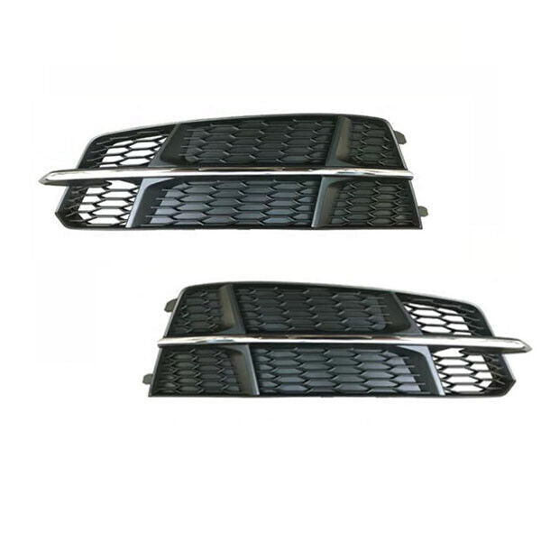 for Audi A6 S6 2016-2018 Fog Light Lamp Cover Grilles Trim Front Bumper Grill2P