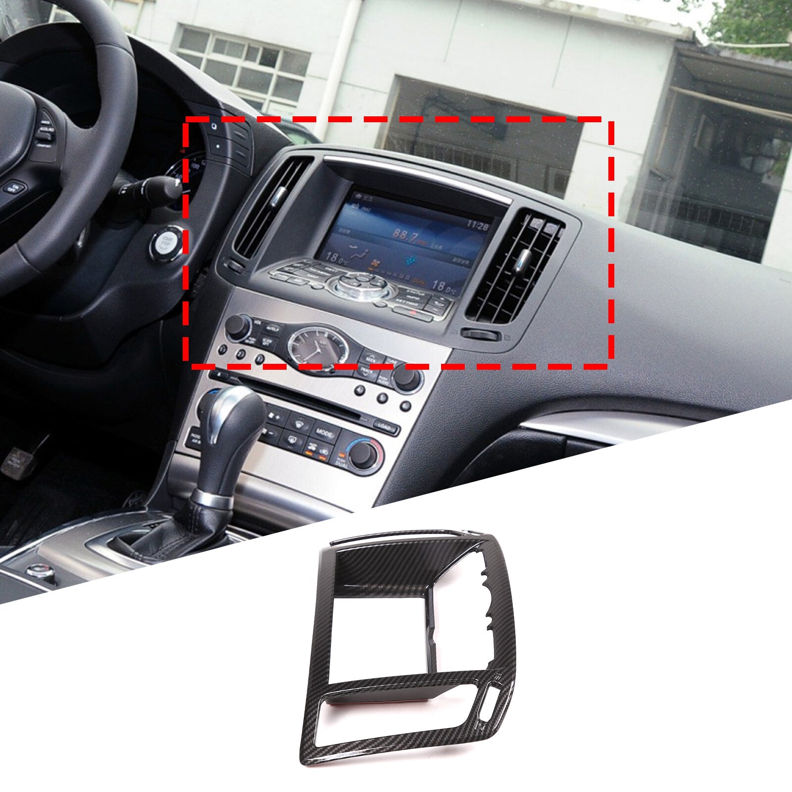 10-Piece Red Car Interior Central Control Trim for Toyota 86/Subru BRZ 12-20 USA