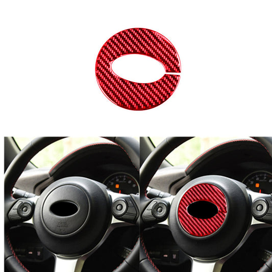 Red Car Steering Wheel Panel Trim Sticker for Subaru BRZ/ for Toyota 86 2016-2020