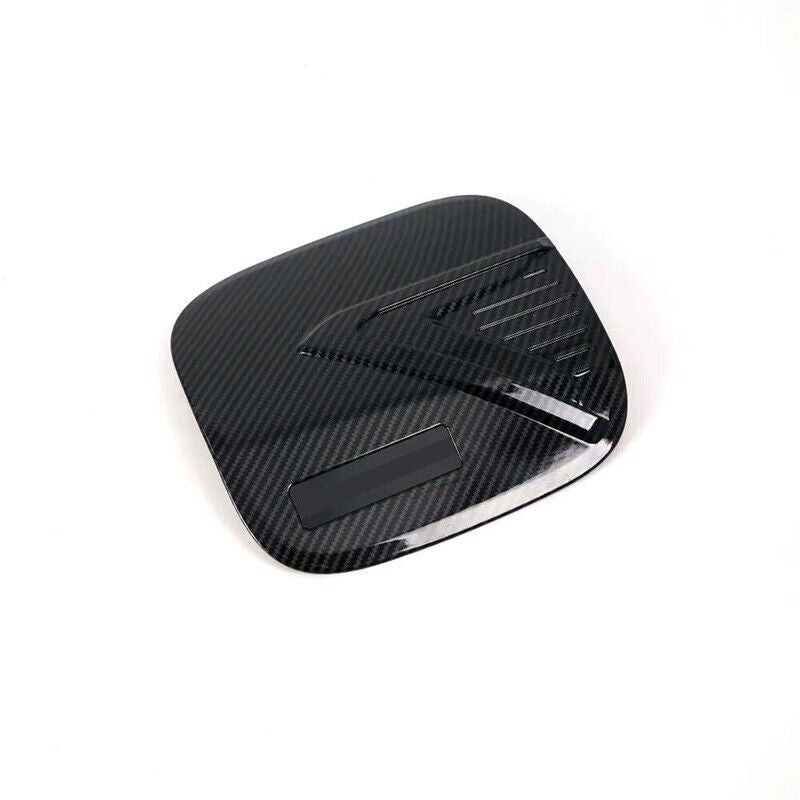 for Mitsubishi Eclipse Cross 2018-2022 Carbon Fiber Fuel Gas Tank Cap Cover Trim