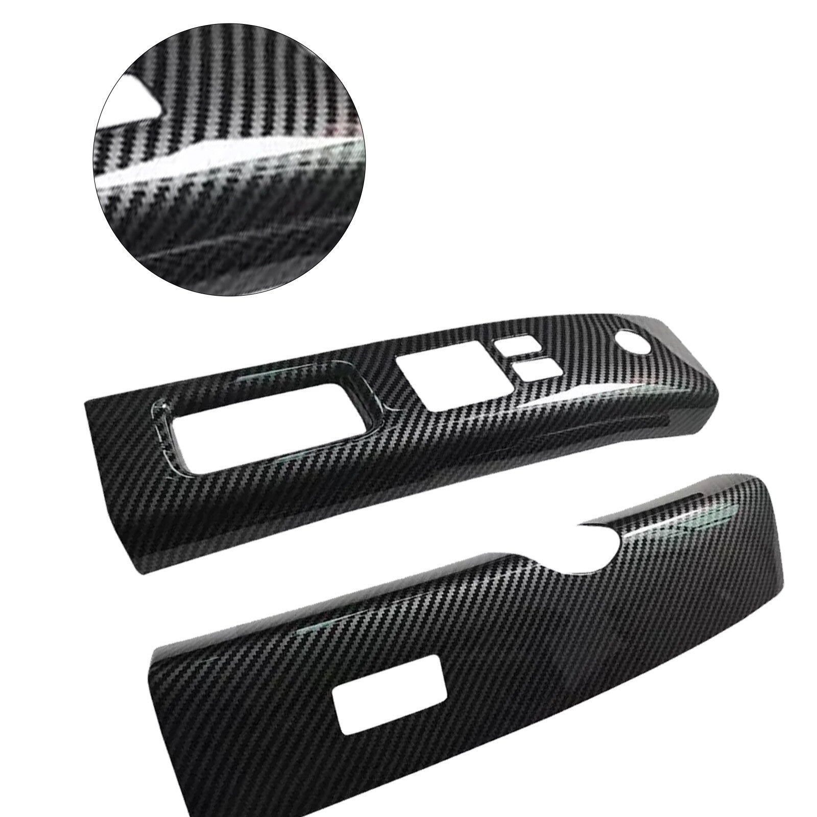 Carbon Fiber Style Interior Door Window Switch Cover Trim fitS for Nissan 350Z 03 AT