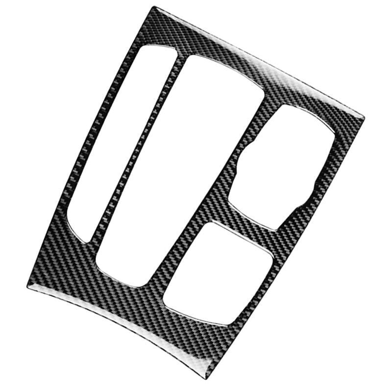 Real Carbon Fiber Car Gear Shift Panel Cover Trim for BMW X5 X6 F15 F16 14-17