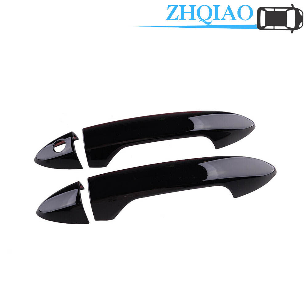 Glossy Black Side Door Handle Cover Trim for Honda Accord 2013-2017
