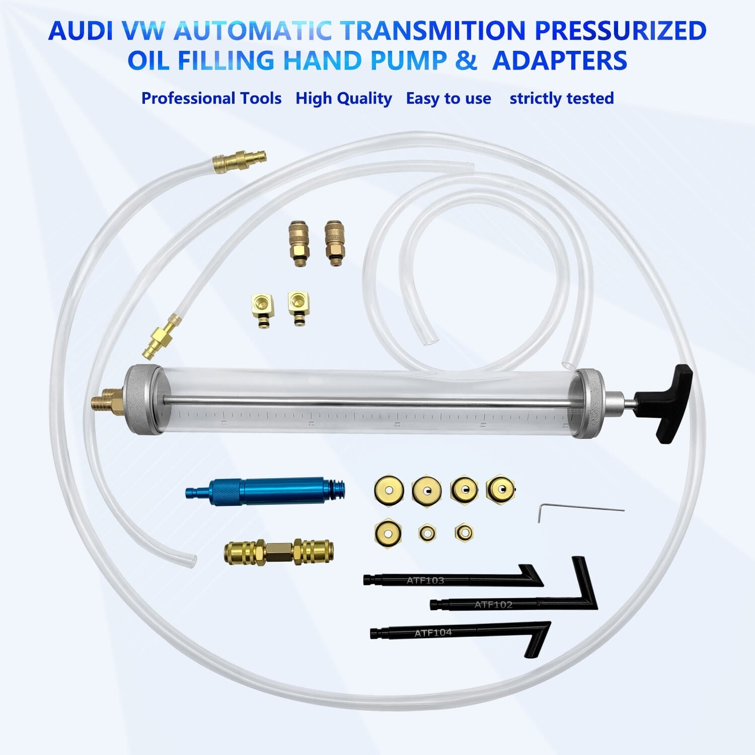 Automatic Transmition Pressurized for Audi for VW Oil Filling Hand Pump with Adapter