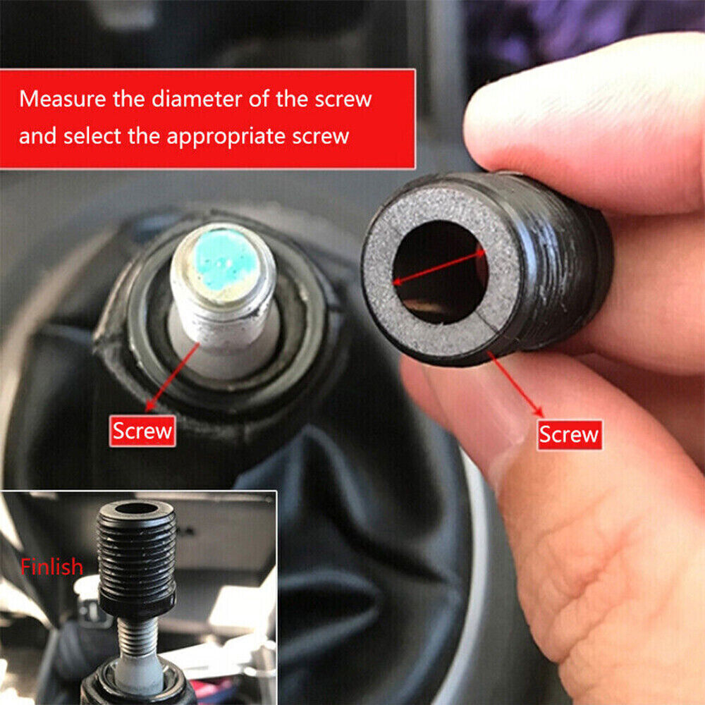 Round Ball Shift Knob Universal Shifter Manual JDM Aluminum MT Gear