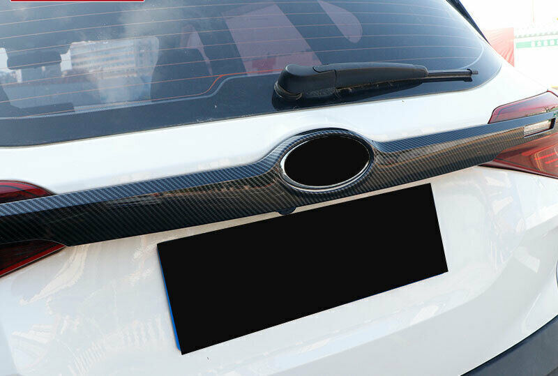 for Kia Seltos 2020-23 Carbon Fiber ABS Rear Trunk Tailgate LOGO Lid Cover Trim