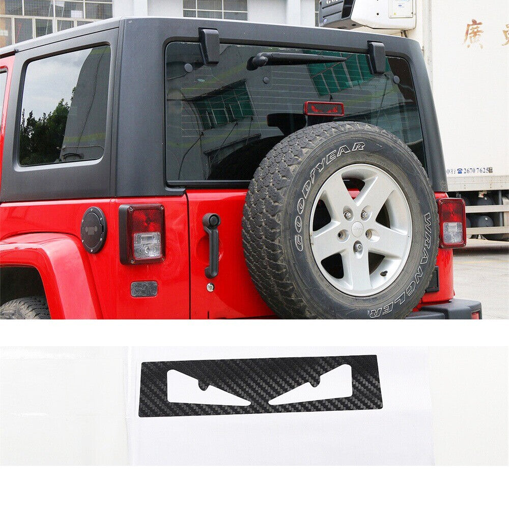 for Jeep for Wrangler JK 2007-2017 Car Third High Mount Brake Light Sticker Cover