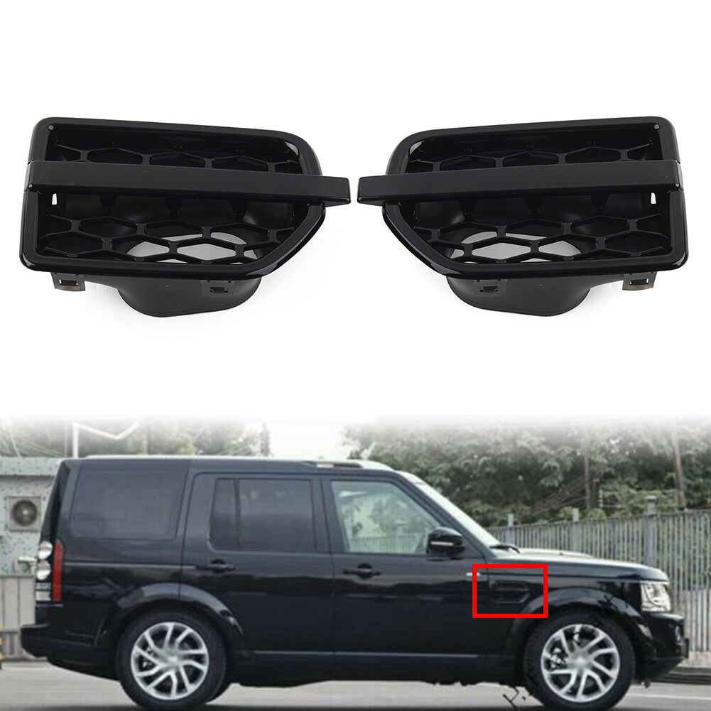 Pair Front Grille Air Intake Fender Vent Grill for Land Rover LR4 2010-2016 2015