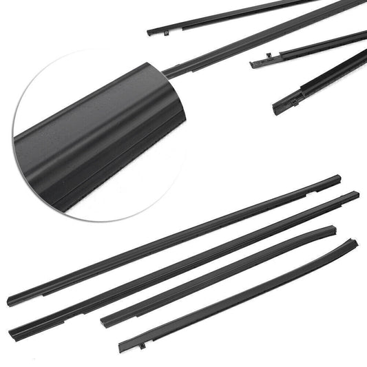 for Honda 2003-2007 Weatherstrip Moulding Seal Belt Outside Window Trim Black