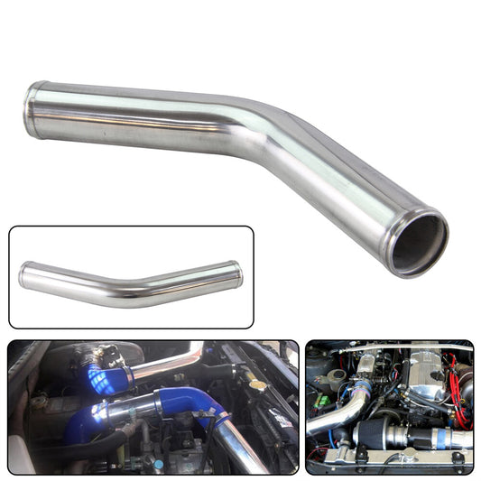 45 Degree 38mm 1.5 inch Aluminum Intercooler Intake Pipe Piping Tube Hose
