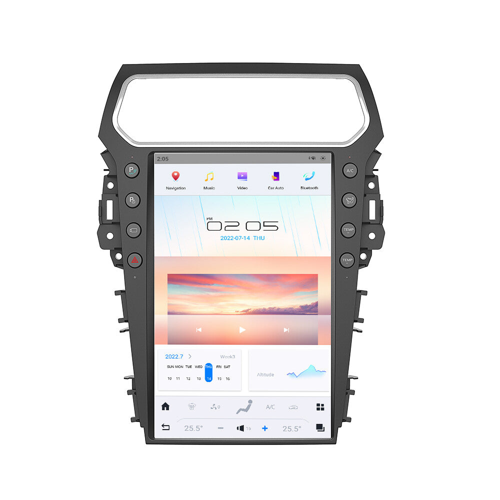 Android 11 Vertical 2K Screen Radio for Ford Explorer 2011-2019 Radios CarPlay