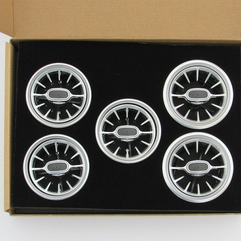 Silver air conditioning AC Vent Outlet for Mercedes-Benz C GLC class 15-19