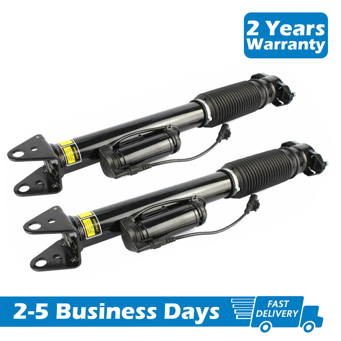 Two rear shock absorbers with ADS, suitable for Mercedes GLE, GLS, ML class, W166, X166, ML350