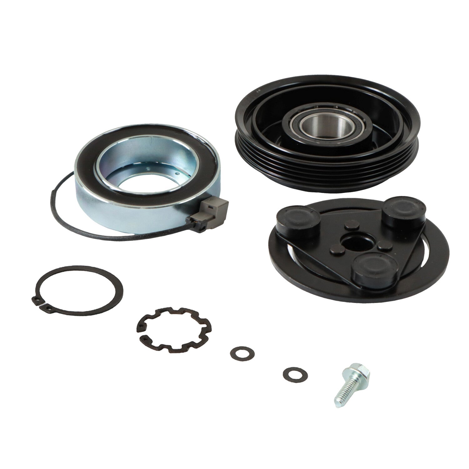 Air Conditioning Compressor Clutch Kit For 2002-2007 for Subaru Impreza 73111FE040
