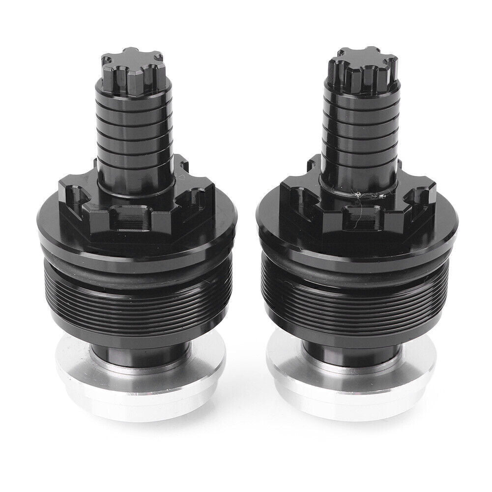 Fit for Yamaha YZF-R25/R3 CNC Preload Adjusters Fork Bolts BLACK