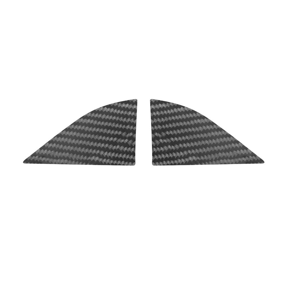 2X Carbon Fiber Front Pillar Panel Trim Cover for Hyundai for Veloster JS 2019-2022