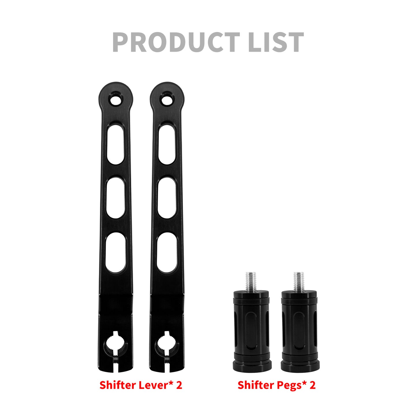 Black Shifter Peg w/ Heel Toe Shift Lever for Harley Road Electra Glide Softail