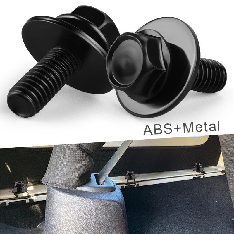 40x Car Body Bolt Screws Fastener Fender M6-1.0x 16mm Long-10mm Hex-17mm Washer