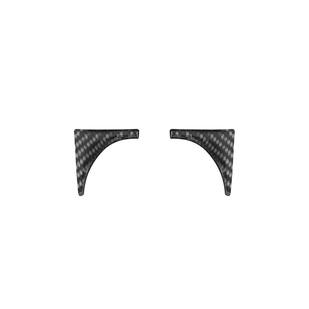 2Pcs Carbon Fiber Front Door Cup Holder Cover Trim for Ford Ranger 2019-2022