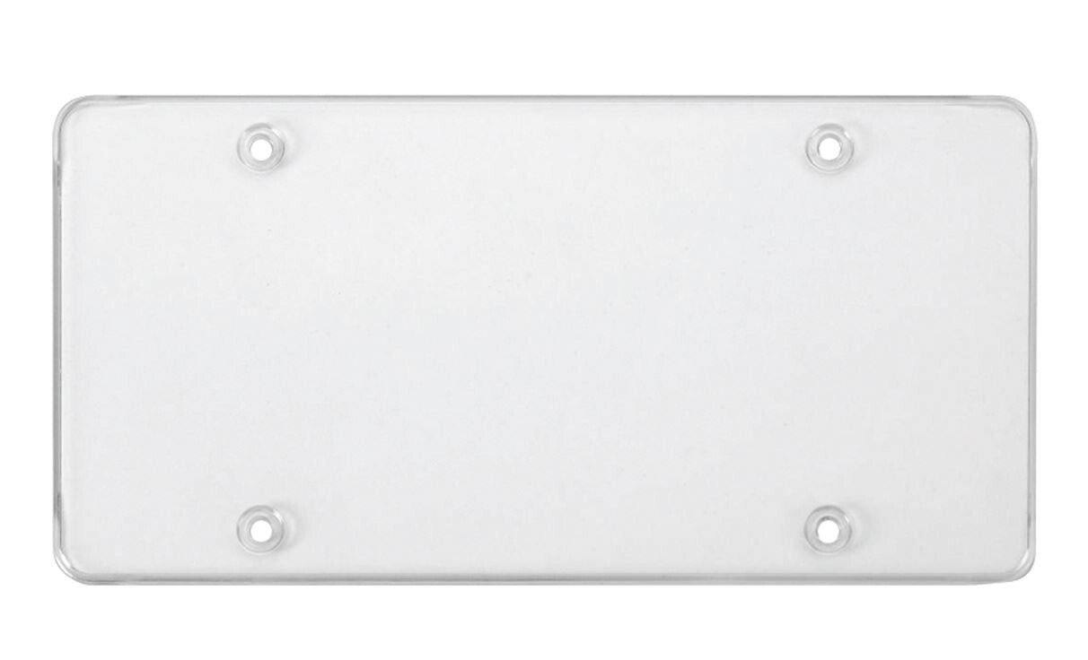 1 piece of car flat license plate frame cover front cover rear trunk transparent for Alfa Romeo