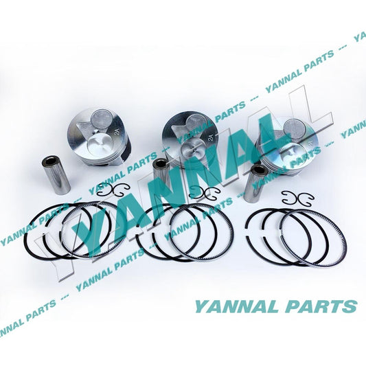 KUBOTA D902 Piston and Ring Set +0.5 mm Fits RTV900 ZD323 BX25 KX41-3 BX2350D