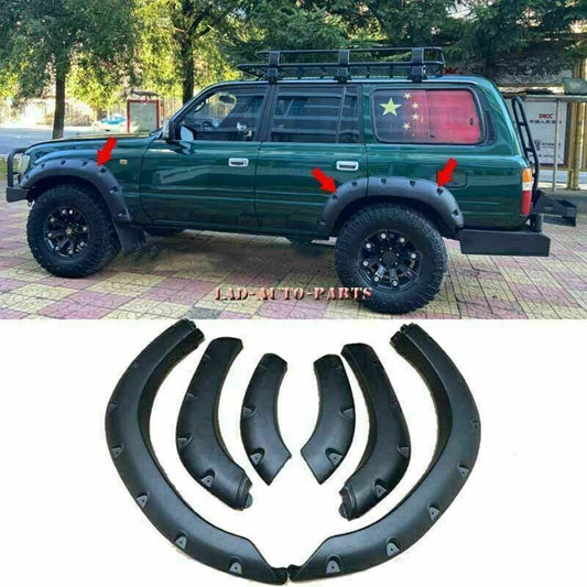 for Toyota for Land Cruiser LC/FJ80 1991-97 Fender Flares Wheel Arches Wide body kit