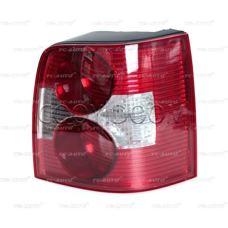 Left side applicable to for Volkswagen for Passat B5 2000-2004, taillight and brake light bulb missing.