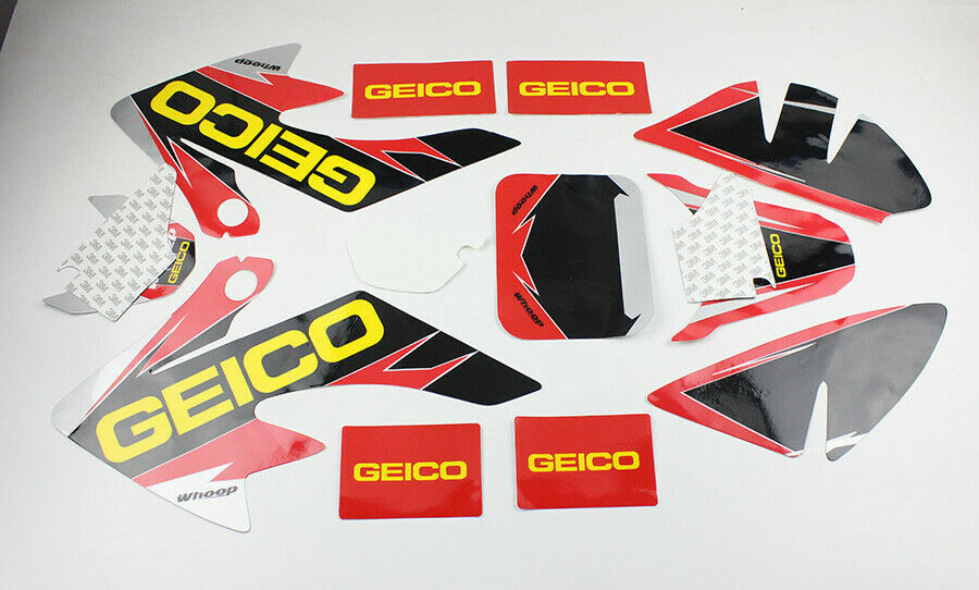 3M ge Decals Graphics for Honda CRF50 bike thumpstar SSR SDG DHZ Emblem Stickers