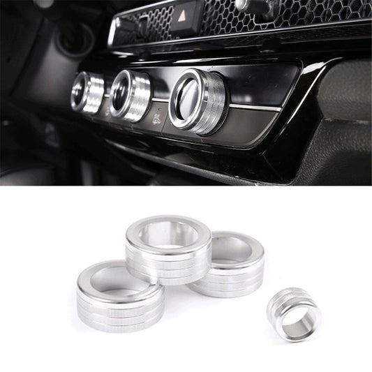 Alloy Air Conditioner Switch Knob CD Button Cover for Honda for Civic 11th 2022 2023