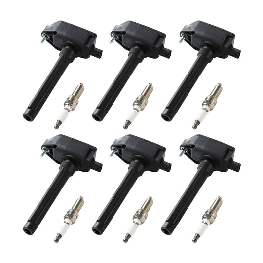 6x Ignition Coils+6x Iridium Spark Plugs for Chrysler for Pacifica 17-18 3.6L UF807