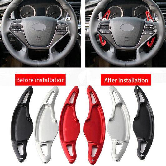 2x Car Steering Wheel Shift paddle Gear Shifter Extension Fits for Hyundai Sonata 9