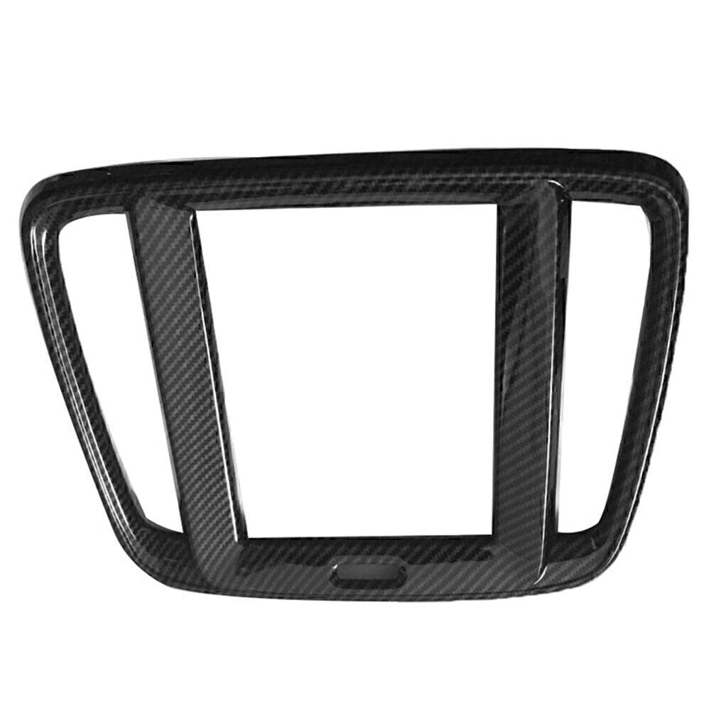 Navigation Decor Cover Trim Fit for Volvo XC40 2018-2021 2019 2020 Carbon Fiber