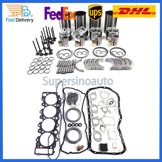 4HK1For for Isuzu NPR NQR NRR 5.2L Hitachi 4HK1T Engine Overhaul Rebuild Kit