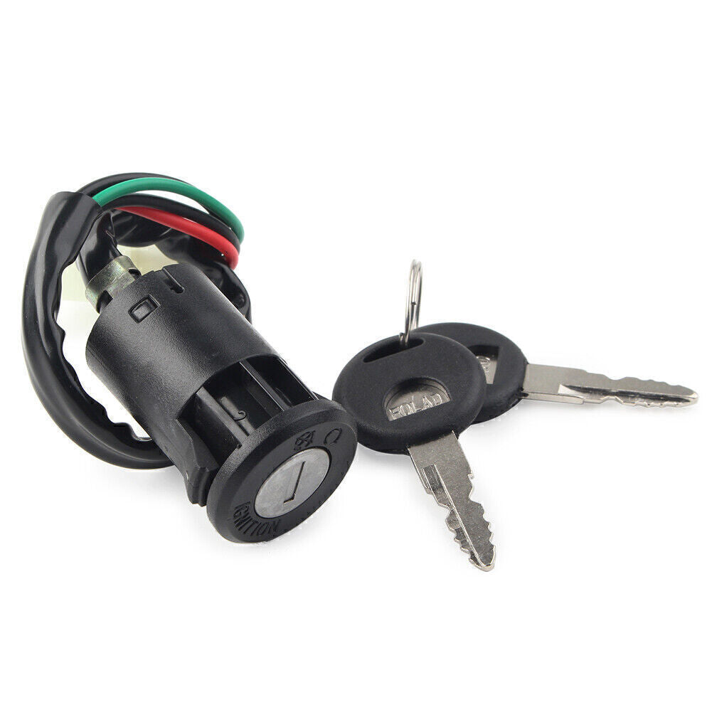 for Honda CG125 Motorcycle Security 4 Wires Ignition Switch Lock with 2 Keys Set