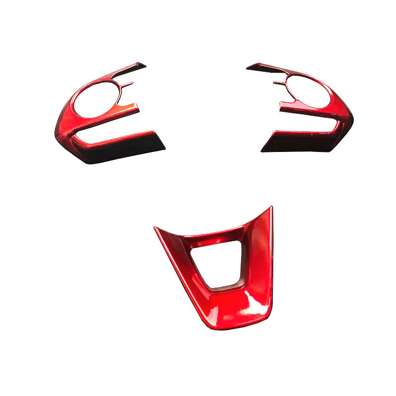 3P Inner Steering Wheel Frame Molding Trim Red for Toyota for Corolla Cross 22-24