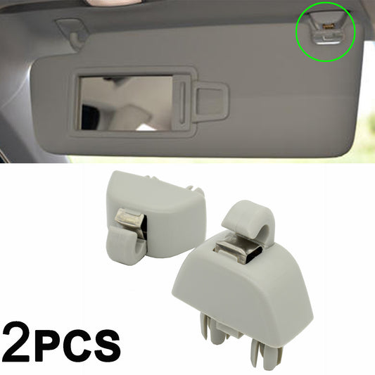 2 X Sun Visor HookClip for VW for Passat B7 Polo UP for SEAT MII for SKODA CITIGO RAPID AU