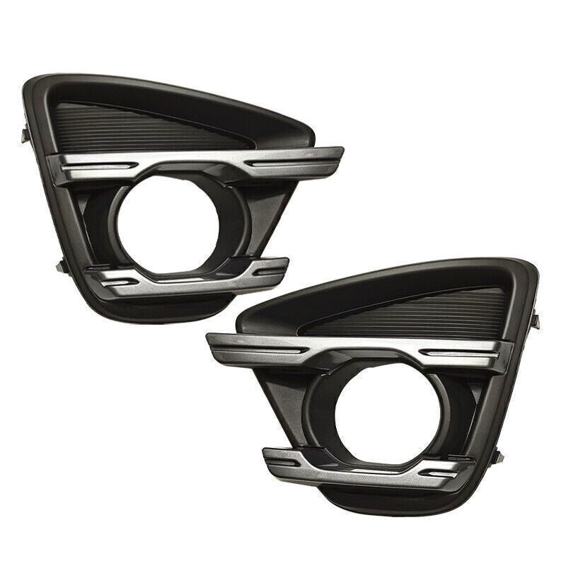 Left Right Front Bumper Bezels Fog Light Cover Frame for Mazda CX-5 2013-2016