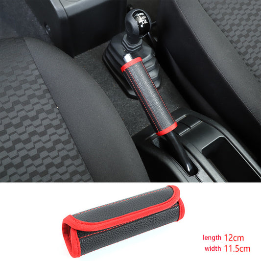 Leather Handbrake Protective Case Cover for Suzuki for Jimny 2019-23 Car Accessories
