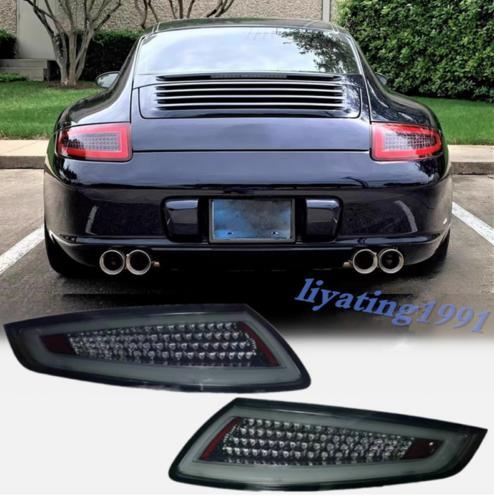 LED Smoked Black Lens Rear Light Assembly for Porsche 911 997.1 2005 - 2008 (1 pair)
